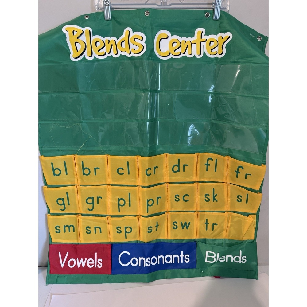 3- Learning Resources Center pocket Chart Set Word Families